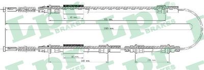 Cable Pull, parking brake LPR C0277B