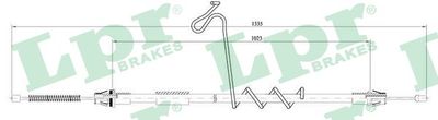 Cable Pull, parking brake LPR C0286B