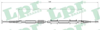 Cable Pull, parking brake LPR C0340B