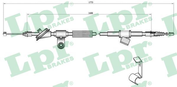 LPR C0347B Cable Pull, parking brake