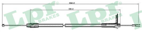 LPR C0415B Cable Pull, parking brake