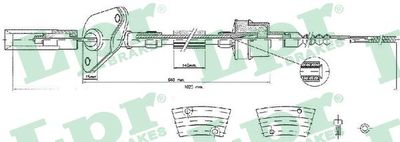 Cable Pull, clutch control LPR C0424C