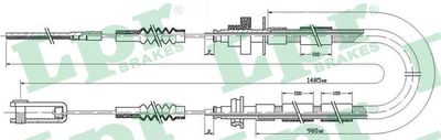 Cable Pull, clutch control LPR C0433C