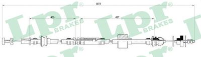 Cable Pull, clutch control LPR C0455C