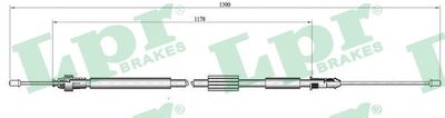 Cable Pull, parking brake LPR C0465B