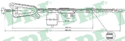 Cable Pull, parking brake LPR C0478B
