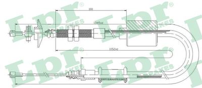 Cable Pull, clutch control LPR C0483C