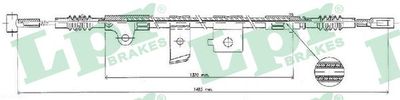 Cable Pull, parking brake LPR C0496B