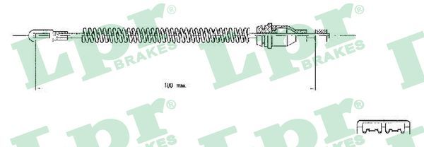 LPR C0543B Cable Pull, parking brake
