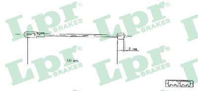 Cable Pull, parking brake LPR C0578B