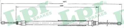 Cable Pull, parking brake LPR C0624B
