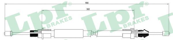 LPR C0628B Cable Pull, parking brake
