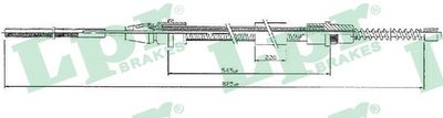 Cable Pull, parking brake LPR C0633B