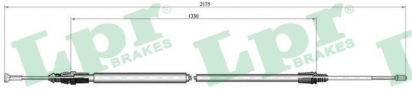 LPR C0642B Cable Pull, parking brake