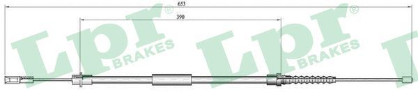 LPR C0645B Cable Pull, parking brake