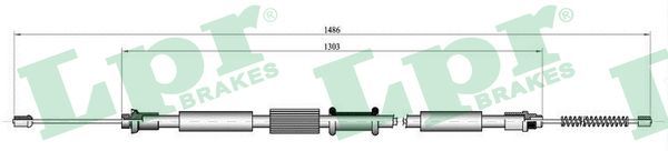 LPR C0658B Cable Pull, parking brake