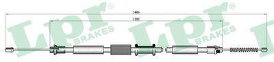 Cable Pull, parking brake LPR C0658B