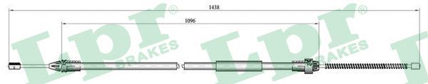 LPR C0684B Cable Pull, parking brake