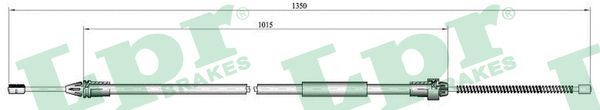 LPR C0685B Cable Pull, parking brake