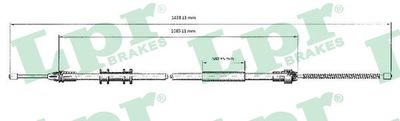 Cable Pull, parking brake LPR C0700B