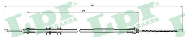 LPR C0702B Cable Pull, parking brake