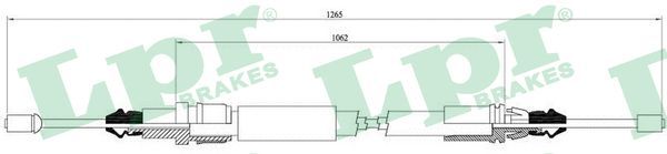 LPR C0706B Cable Pull, parking brake