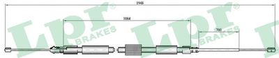 Cable Pull, parking brake LPR C0714B