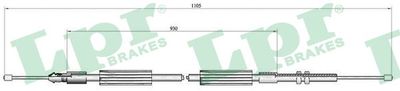 Cable Pull, parking brake LPR C0734B