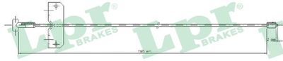 Cable Pull, parking brake LPR C0751B