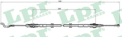 Cable Pull, parking brake LPR C0969B