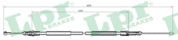 LPR C1075B Cable Pull, parking brake