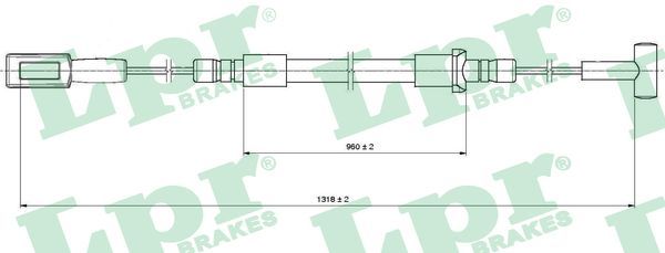 LPR C1316B Cable Pull, parking brake