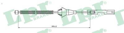 Cable Pull, parking brake LPR C1660B