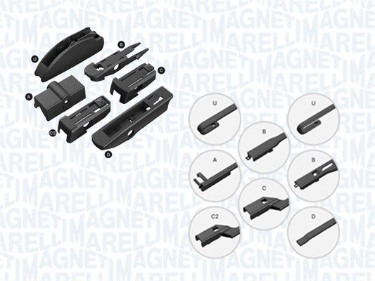 MAGNETI MARELLI 000713617450 Wiper Blade