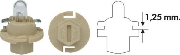 MAGNETI MARELLI 002053200000 Bulb, instrument lighting