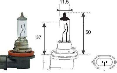 Bulb, spotlight MAGNETI MARELLI 002547100000