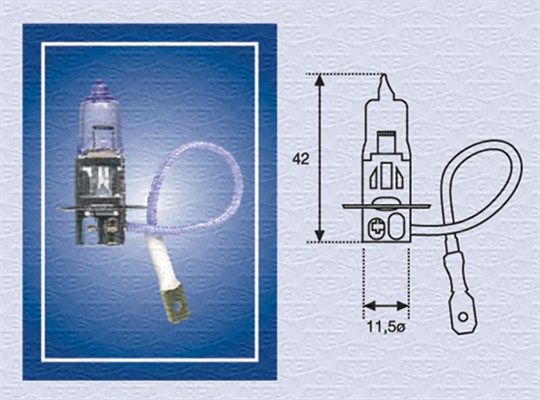 MAGNETI MARELLI 002554100000 Bulb, front fog light
