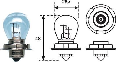 Bulb, spotlight MAGNETI MARELLI 002588300000