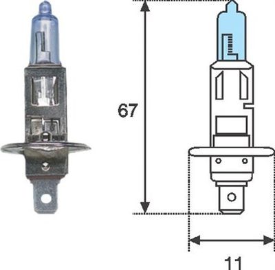 Bulb, spotlight MAGNETI MARELLI 002601100000
