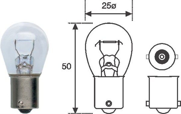 MAGNETI MARELLI 008506100000 Bulb, direction indicator