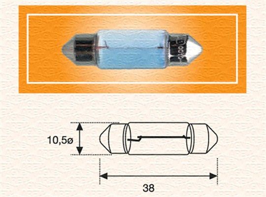 MAGNETI MARELLI 009423100000 Bulb, licence plate light