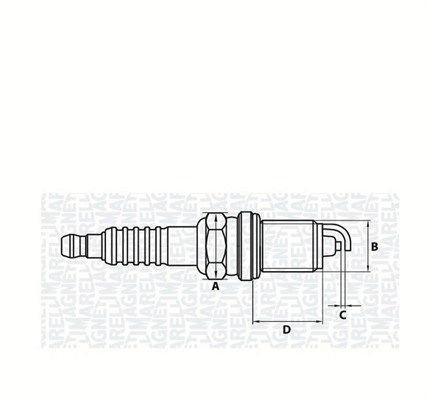 MAGNETI MARELLI 062000774304 Spark Plug