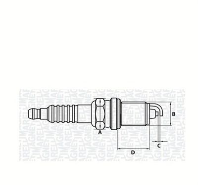 Spark Plug MAGNETI MARELLI 062000774304