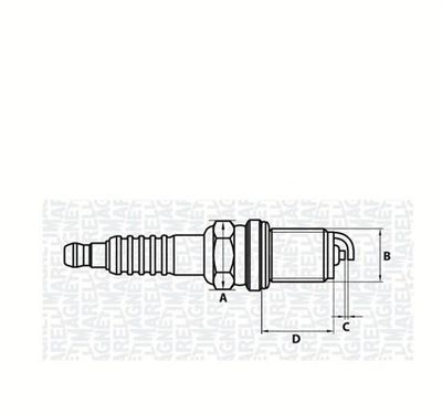 Spark Plug MAGNETI MARELLI 062000776304
