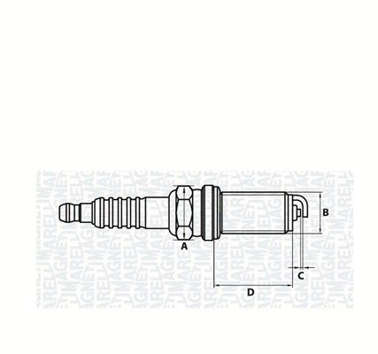 MAGNETI MARELLI 062000777304 Spark Plug