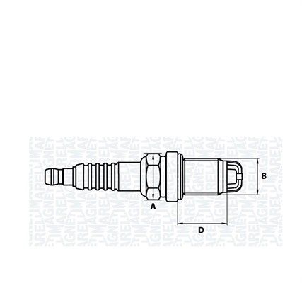 MAGNETI MARELLI 062000783304 Spark Plug