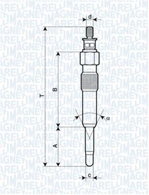 Glow Plug MAGNETI MARELLI 062503901304