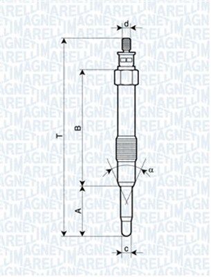 Glow Plug MAGNETI MARELLI 062900000304