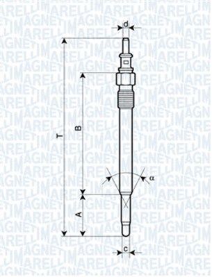 MAGNETI MARELLI 062900012304 Glow Plug