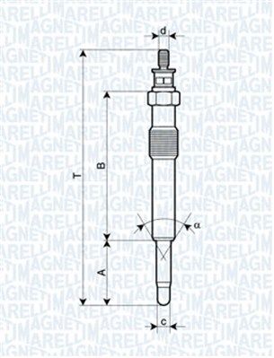 Glow Plug MAGNETI MARELLI 062900018304